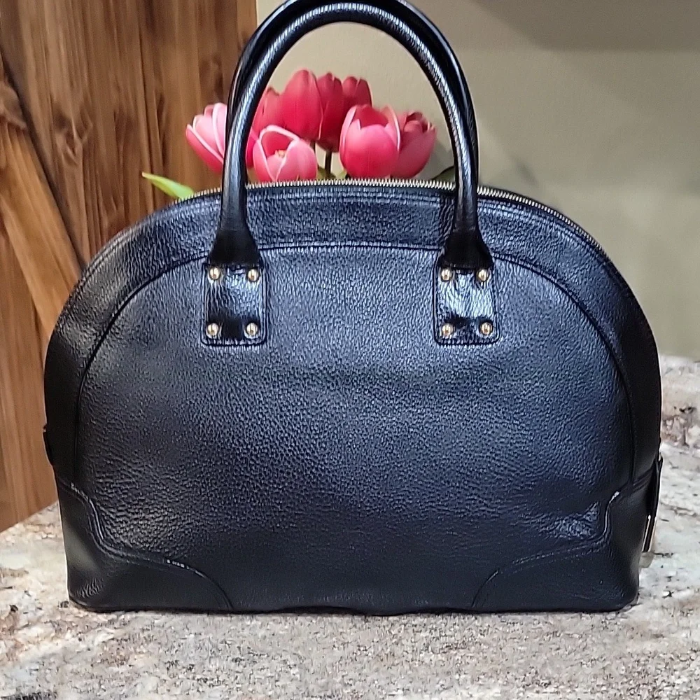 MCM EUC LEATHER HANDBAG TOTE BAG - Picture 3 of 10